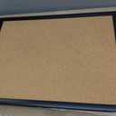 U Brands Cork Bulletin Board, 17" x 23", Black Wood Frame