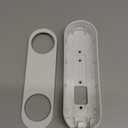 Anti-Theft No Drill Doorbell Mount Compatible with Google Nest Doorbell (Battery), Video Doorbell Door Mount for Apartment, Home, Renters, No Tools Needed and Protect Your Wall