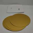 Gold Cake Boards Round 12 Inch Disposable Cake Plate Corrugated Cardboard Circles Cakes Base Decorating Supplies or Valentine Decorating Supplies Dessert 6 Pack