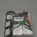 Replacement Parts for iRobot E, I & J Series, Combo i5, j5 Robot Vacuum Accessories Kit Include: 2 Set of Multi-Surface Rubber Brushes + 8 HEPA Filters + 8 Edge-Sweeping Brushes