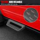 MABETT 2Pcs Running Boards Side Steps for 2021-2024 Ford Bronco 2/4 Door AccessoriesBlack Side Steps Bar Rock Sliders Nerf Bar fit Bronco