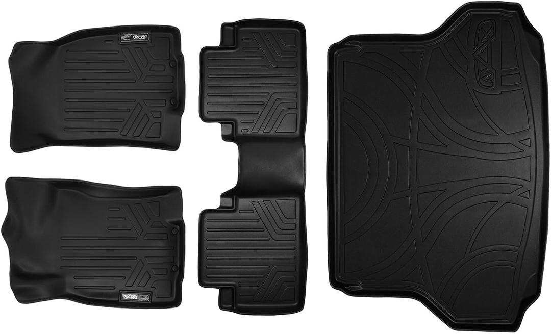 SMARTLINER Custom Fit Floor Mats and Cargo Liner Set Compatible with 2014-2020 Nissan Rogue