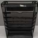 7-Tier Magnetic File Holder, No Drilling Wall File Organizer, Hanging File Organizer, Vertical Holder Rack for File Cabinets, Whiteboard, Refrigerator