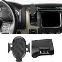 Car Phone Holder Fits for Dodge Ram 1500 2500 3500 2013-2018 Accessories,Thick Cases Friendly,Cell Phone Mount for 4.7-7 in Phones,360 Degree Rotation,Easy to Install