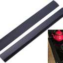 Stove Gap Covers (2 Pack), Easy to Clean Gap Fillers Between Counters and Stovetops, Oven, WasherFurniture Easy to Install Heat Resistant, Black 25 Inches