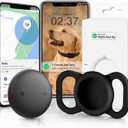 GPS Tracker for Dogs (1 Pack), Mini GPS Cat Tracker, Smart Pet Activity Tracker (iOS Only), No Monthly Fee, Compatible with Apple Find My, Anti-Lost, Finder Tag for Vehicles/Pets/Items/Kids