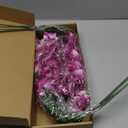 Orchids Artificial Flowers 10 PCS Fake Orchid Silk Flowers 27 Inches Faux Orchid Artificial Orchid Artificial Flowers for Decoration for Wedding Dinning Home Restaurant (Fuchsia)