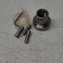 2" Steel Wood Lathe Faceplate with Screwchuck and Two Nylon washers, Fit for 1" x 8TPI Spindle Woodturing Lathe.