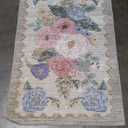 Loloi Rifle Paper Co. Rosa Collection RSA-02 Cream/Multi 2'-3" x 3'-9" Accent Rug