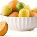 Ceramic Fruit Bowl for Home Kitchen Decor, 10" Large Fruit Basket,Decorative Fruit Storage for Table Countertop, Fruit and Vegetable Holder