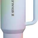 STANLEY Quencher ProTour Flip Straw Tumbler with Leakproof Lid 40 oz | Built-In Straw & Handle | Cupholder Compatible for Travel | Insulated Stainless Steel Cup | BPA-Free | Sunrise Spiral
