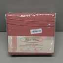 Twin Sheets Set - 100% Microfiber, Twin Size, Wrinkle Free - Set of 6 Sheets with Deep Pockets, Striped, DAM626LAVT