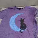 Black Cat Crescent Moon Sailor Mom T-Shirt T-Shirt (Size Small)