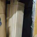 alazyhome King Size Black Modern Upholstered Platform Bed Frame with Button Tufting Headboard Solid Wood Slats Support No Box Spring Needed Easy Assembly