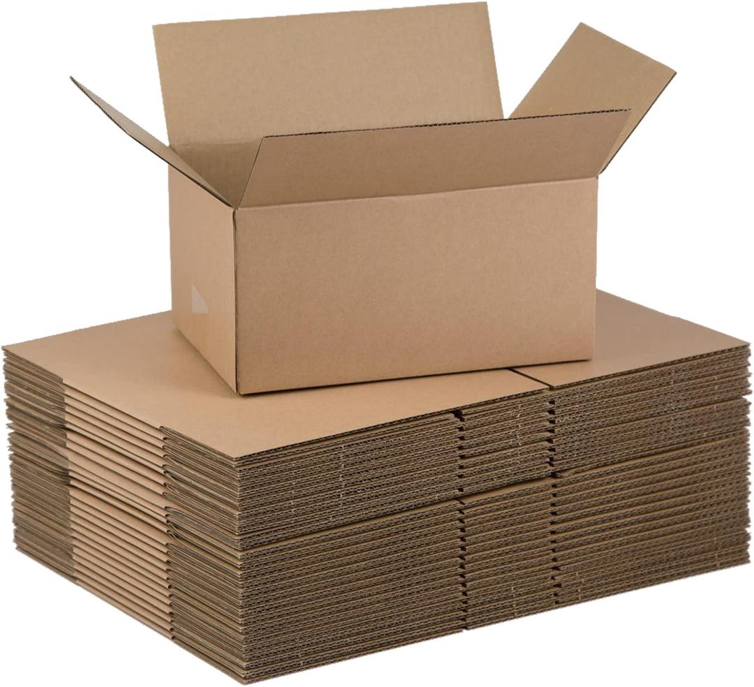 Shipping Boxes 10x7x5 Inches Small Corrugated Cardboard Boxes, 25 Pack