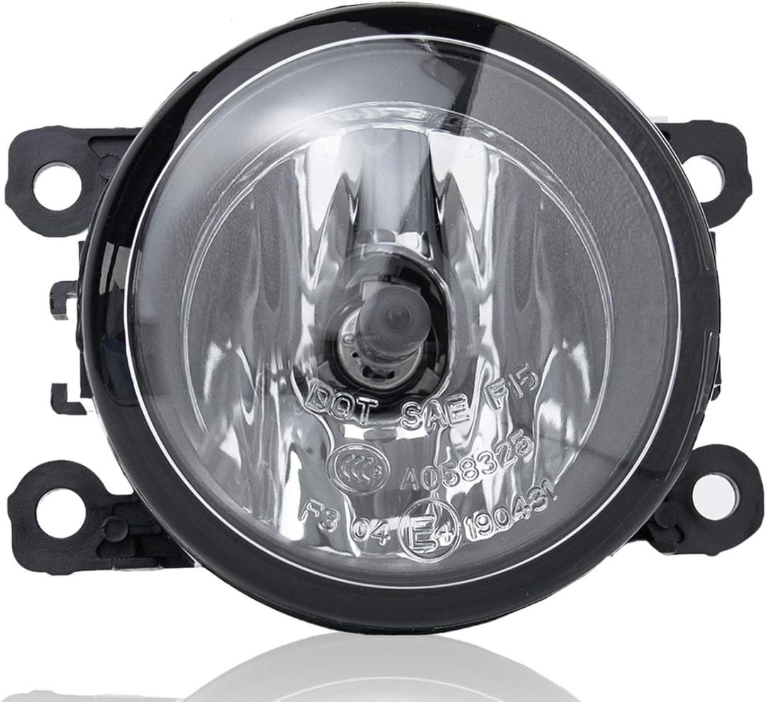 RP Remarkable Power Fog Light - Fog Light Left or Right (Single Side) for Acuraa/HD/FD/Suzukii/etc Replacement 4F9Z15200AA 4F9Z15200AACP Clear Lens w/ 55W H11 Halogen Bulbs Universal FL7175