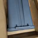 Curver Infinity 45.5 Liter / 13 Gallon Plastic Kitchen Can with Foot Pedal and Locking Lid - Perfect for Household Use Indoor for Garbage Disposal or Recycling, Grey