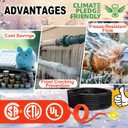 HEATIT Pipe Heat Tape - CSA & ETL Certified Heat Cable for Pipes, Prevents Pipe Freeze, Energy-Saving & Easy Install, Keeps Pipes Ice-Free, Durable, Worry-Free, Trusted Choice HISD 15ft, 7w/ft, 120V