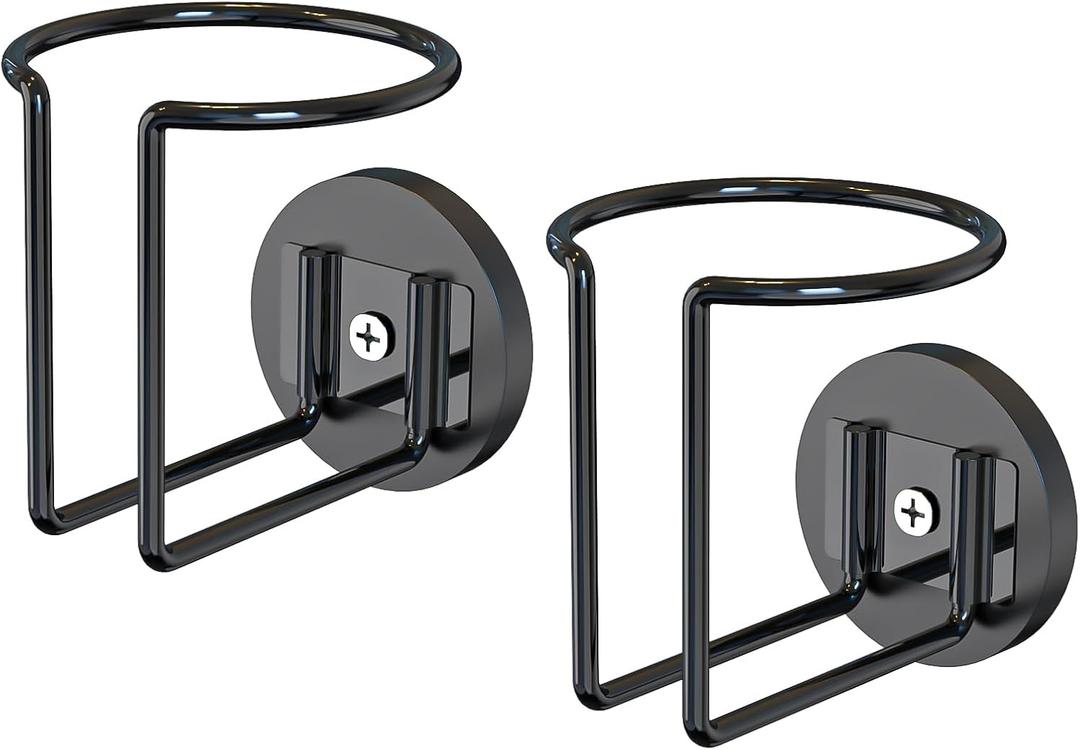 2 Pcs Magnetic Cup Holder, Magnetic Drink Holder for Tractor Refrigerator Treadmill Mower Truck Rv Boat Metal Surface