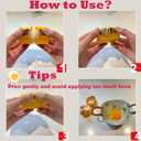 2 x Egg Shell Opener, 2025 Upgrade Eggs Shell Opener for Raw Eggs, Egg Opener Makes Cook and Bake Efficient, Egg Cracker Tool Helps You Crack a Whole Egg Into the Bowl or Pot.