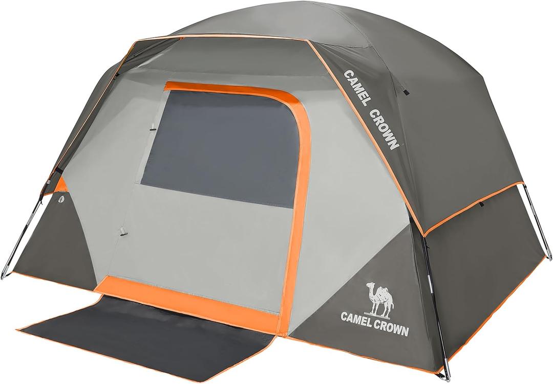CAMEL CROWN Tents for Camping 8 Person Waterproof Tent Quick Setup Folding Outdoor Backpacking Tents Family Hiking