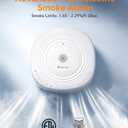 Heiman Smoke Detector 10 Year Battery, photoelectric Smoke Alarm | ETL listed to UL 217 10th Ed. & CAN/ULC S531 5th Ed., 10-Year Sealed Battery, EOL alert, photoelectric, 85dB
