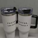 2Pcs 40 oz Stainless Steel Tumbler with Handle