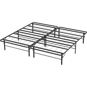 Easy-to-Assemble Metal Platform Bed Frame Sturdy Steel Construction Bed Fram Modern Steel Platform Bed Frame with No Box Spring Needed,Queen