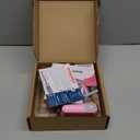 WORKPRO Pink Cordless Hot Melt Glue, 7.2V Rechargeable Fast Preheating Glue Kit with 20 Pc Premium Mini Glue Stick, Automatic-Power-Off Hot Glue for Art, Craft, Decoration - Pink Ribbon