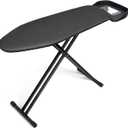 Duwee 16"×46" Extra Wide Ironing Board with Retractable Iron Rest,Black