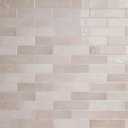 M S International Renzo Sterling 3 Inch x 12 Inch Glossy Ceramic Subway Tile for Bathroom, Kitchen Backsplash, Accent Wall, and Shower - GRAY-LIGHT