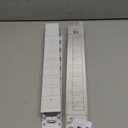 2 Pack Hat Organizer for Baseball Caps, Strong Adhesive Hat Rack for Wall, Multilayer Hat Storage Display Holder, Wall Mounted Hats Hooks Hold up to 18 Hats for Closet Door and Bedroom (White)