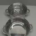 Oster Sangerfield 3.0-Quart Stainless Steel Dutch Oven with Steamer Basket  Durable Kitchen Cookware for Slow Cooking and Steaming