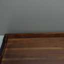 Large Acacia Wood Serving Tray with Metal Handles - 36" Long Charcuterie Board for Cheese, Meat & Appetizers - Perfect for Kitchen, Entertaining, Gatherings & Home Decor