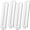 4 Pcs 15-Watt 4-Pin Base Replacement Bulb - Compatible with Black Flag BB-15WHT/BZ-15/BZ-20, for Flowtron BK-15D/BF-35, for Stinger FP15/TZ15, for B1515-4, for Hemiua T6 Pro - Also Fits Most 15W Bulbs