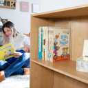 Bee Neat Closet Organization with Acrylic Clear Shelf Dividers - Closet Shelf Organizer for Clothes, Towels, Sweaters, Purses, and Books - Shelf Separators - 2 Pack (8" Tall 11 " Deep)