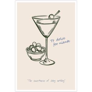 3 x Vintage Green Cocktail Poster Matini Quote Wall Art Bar Cart Posters Retro Drinks Canvas Prints Preppy Room Decor Aesthetic Home Kitchen Decoration16x24inch Unframed (PIK08) 3 x Vintage Green Cocktail Poster Matini Quote Wall Art Bar Cart Posters Retro Drinks Canvas Prints Preppy Room Decor Aesthetic Home Kitchen Decoration16x24inch Unframed (PIK08)