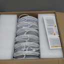 Ensenior 12 Pack 6 Inch LED Recessed Ceiling Light, Dimmable, 6000K Clear White, 1050LM 12W 120V, High Brightness Canless Wafer Downlight - ETL&FCC&IC