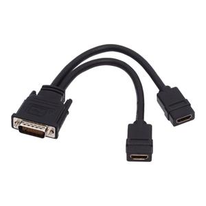 chenyang DMS-59Pin 1 to 2 HDMI 1.4 Splitter Extension Cable for PC Graphics Card