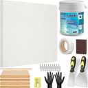 Drywall Repair Kit with 12"x12" Dry Wall Repair Panel, 33-in-One Drywall Patch Kit Wall Patch Repair Kit with Spackle, Mesh Tape, Putty Knives & Sanding Block for Wall Surface Ceiling Large Hole Fill