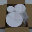 Crafare 3 Tiers Round Foam Cake Dummies Set 4" 6" 8" White Fake Practice Cake Dummy 9 Inch Tall for Christmas Wedding Supplies Baby Shower Birthday Cake Decorating Display