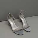 DREAM PAIRS Women's Chunk Low Heel Pump Sandals (8.5)