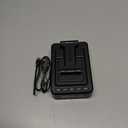 TechGlow Foldable Cellphone Stand with Bluetooth Speaker and Charging Function Birthday Gifts for Men Women Mother Father Boy Girl Teens Cool Tech Gadgets (Black)