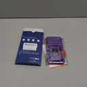 Janmitta Case for iPhone 16 Phone Cover Built in Slide Camera Lens Cover+Screen Protector,Heavy Duty Shockproof Full Body PhoneCase with Finger Ring Holder Kickstand,Purple