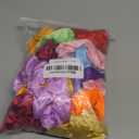 24 Pcs Light Up Scrunchies Hair Ties for Girls LED Scrunchie Hair Bands, Glow in the Dark Hair Party Supplies, Neon Glow Sticks Rave Accessories for Halloween, Christmas, and New Year