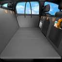 BONTHEE Dog Car Seat for Large Medium Dogs – Waterproof Back Seat Extender with Reinforced Hard Bottom,Breathable Mesh Windows,Storage Pockets & Adjustable Straps,Universal Fit for Cars,SUVs,Trucks