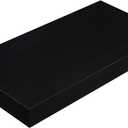 VASAGLE Wall Shelf, Vintage Floating Shelf 15.7 inch, Hanging Shelves Wall Mounted, for Photos, Decorations, Black ULWS24BK