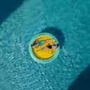 CALOBANA Round Floating Ring Inflatable Water Hammock Heavy Duty River Floats Lake Raft for Adults Tanning Pool Lounger Float Island Platform Pad Mat for Party