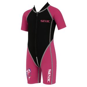 SEAC Dolphin Kids 1.5mm Neoprene Shorty Wetsuit for Swimming Snorkelling, 9Y