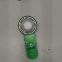 WILLBOND 12 Pcs Soccer Party Supplies Mini Handheld Fan Bulk Small Personal Portable Fans with Lanyard for Soccer Team Gift Goodie Bag Stuffers Outdoor Sport Party, Battery Not Include